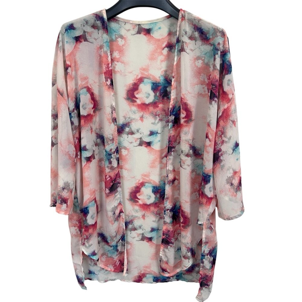 Women’s‎ floral kimono lightweight colorful size XL